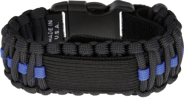 Survco Tactical Para Cord Watch Band Blue Line Construction 550 Paracord WATCH BAND BLUE LINE - Survco Tactical