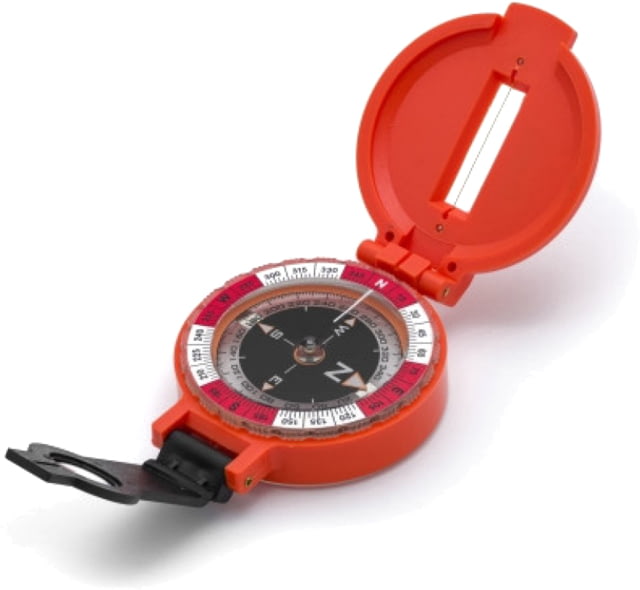 Survive Outdoors Longer Lensatic Compass Orange - Survive Outdoors Longer