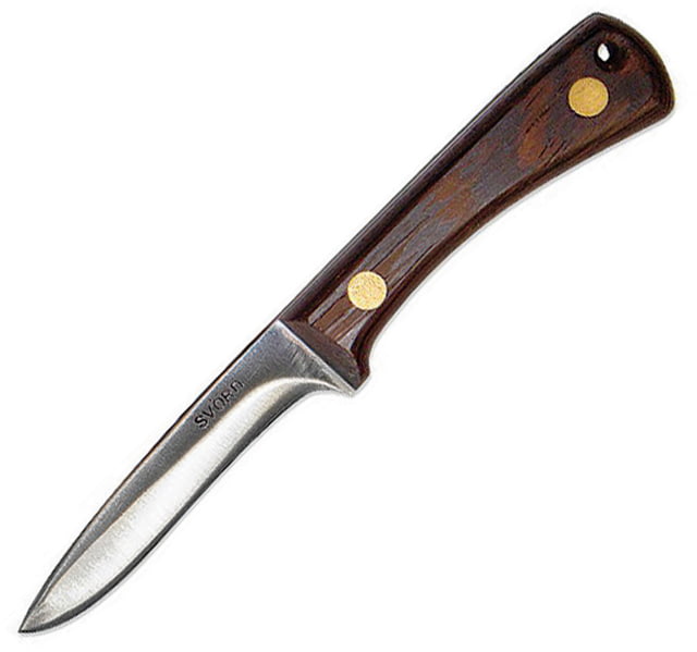 Svord Bird and Trout Wenge Knife 3.5" satin finish 15N20 steel blade Wenge wood handle - Svord