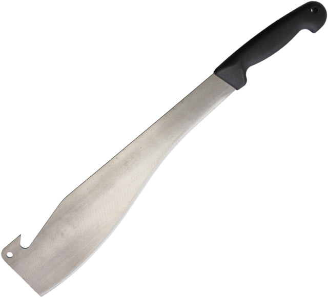Svord Mini Cane Machete Knife 20.25in Overall 14.25in Satin Carbon Steel Blade Black Synthetic Handle - Svord