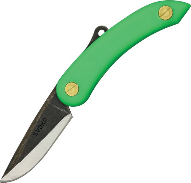 Svord Mini Peasant Green Fold Knife Swedish high carbon tool steel blade SV142 - Svord