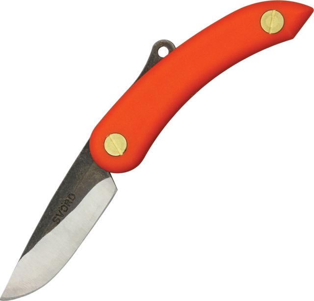Svord Mini Peasant Orange Fold Knife Swedish high carbon tool steel blade SV145 - Svord