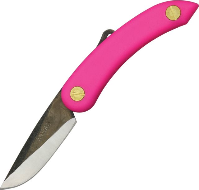 Svord Mini Peasant Pink Fold Knife Swedish high carbon tool steel blade SV148 - Svord
