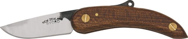 Svord Peasant Knife Fold Knife Swedish high carbon tool steel blade Brown wood handle SV132 - Svord