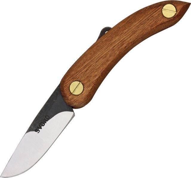 Svord Peasant Mini Hardwood Fold Knife Swedish high carbon tool steel blade Hardwood handle SV - Svord