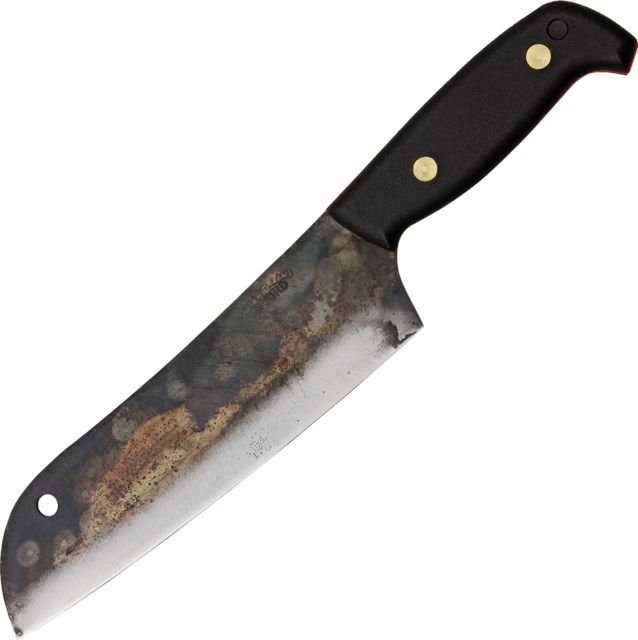 Svord Santoku Kitchen Knife7.5inSantoku BladeMolded Black Polycarbonate Handle SV - Svord