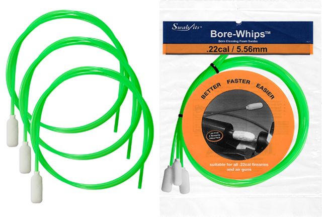 Swab-its .22cal 5.56mm Pull-Thru Gun Cleaning Bore-Whips - Pull Through Cleaning Swabs