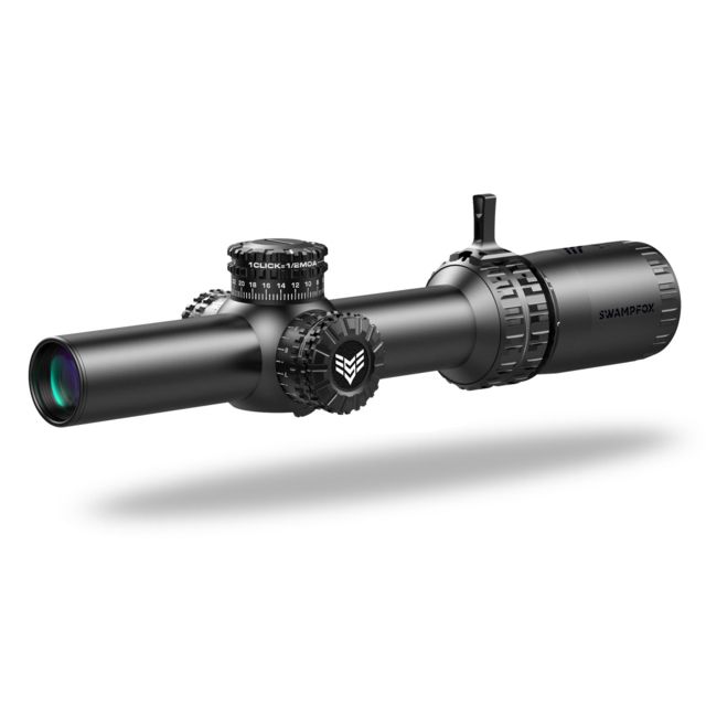 EDEMO Swampfox Arrowhead LPVO Rifle Scope 1-8x24mm 30mm Tube Second Focal Plane BDC Reticle Black  EDEMO1 - Swampfox