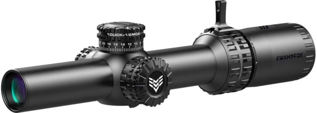 Swampfox Arrowhead Series 1-6x24mm SFP IR Green MIL 30mm Tube LPVO Riflescope Black - Swampfox