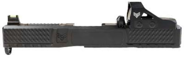USED Swampfox Glock 19 Wolverine Slide with Suppressor Height Sights Graphite Black WVS19-GBS - Swampfox
