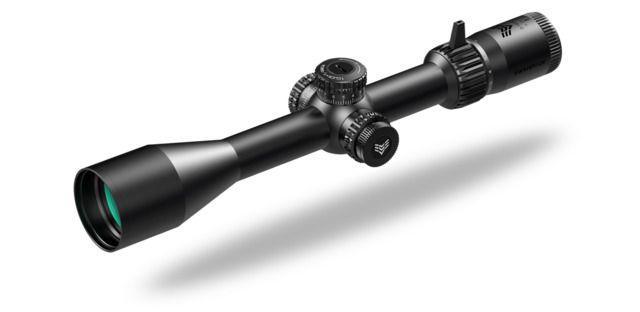 Swampfox Kentucky Long Tactical Rifle Scope  30mm Tube First Focal Plane Illuminated Sharpshooter MOA Reticle Black - Swampfox