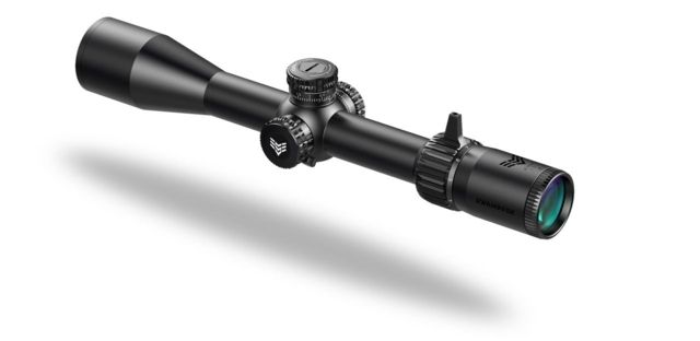 USED Swampfox Patriot Rifle Scope  30mm Tube First Focal Plane Sharpshooter Grid MOA Reticle Black  EDEMO1 Used Condition Like New - Swampfox