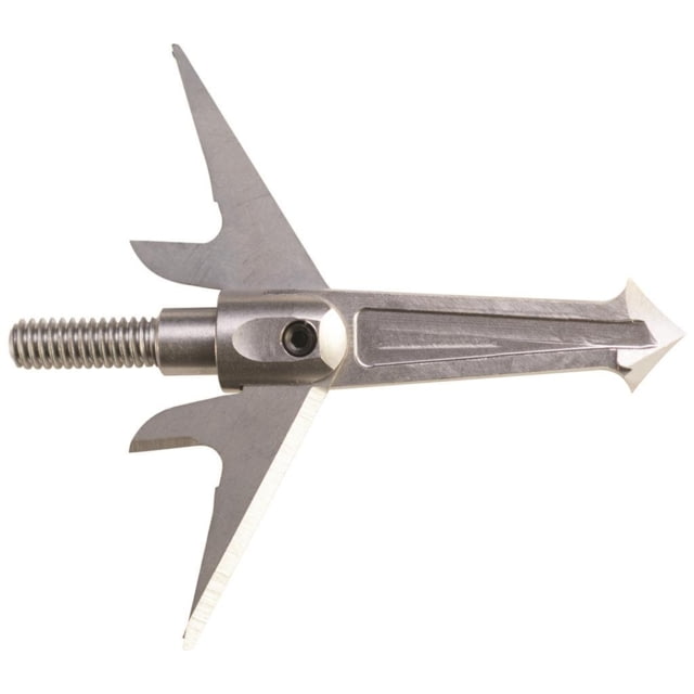 Swhacker 2 Blade Broadhead Steel 125 grain 2 in Silver Pack of 3
