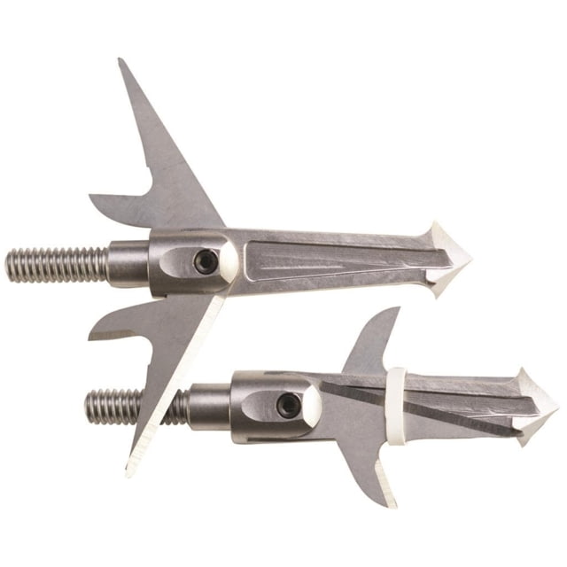 Swhacker Crossbow Broadhead Steel 125 grain 2 in Silver Pack of 3