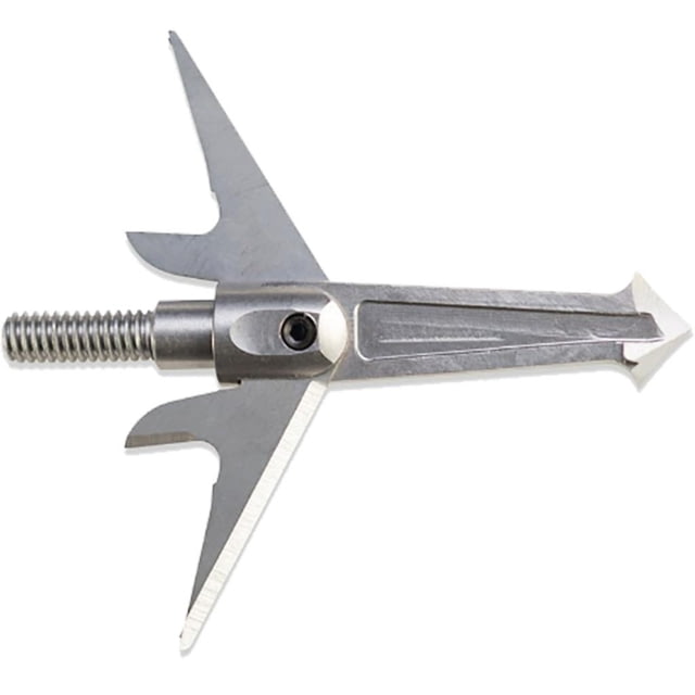 Swhacker Levi Morgan Series Broadhead 2 Blade Steel 125 gr. 1.75 in. 3 pk. Deep Six Silver - Swhacker