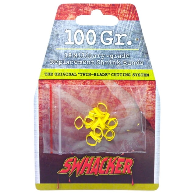 Swhacker Replacement Bands 2 Blade 100 gr. 18 pk. - Swhacker