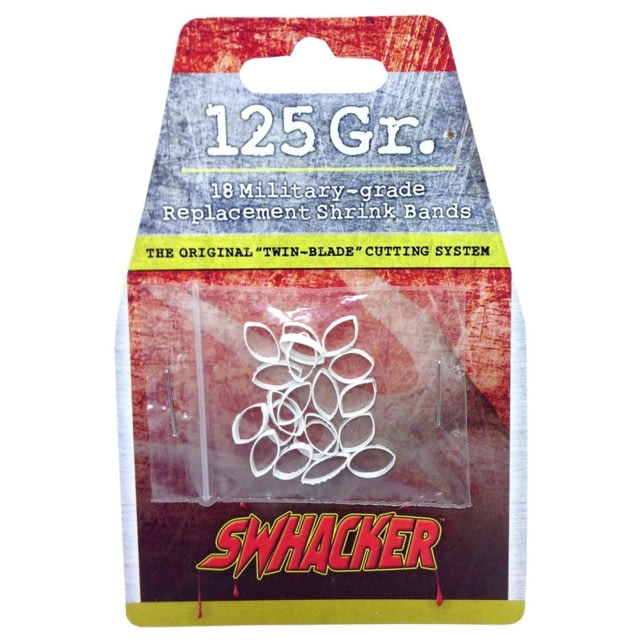 Swhacker Replacement Bands 2 Blade 125 gr. 18 pk. - Swhacker