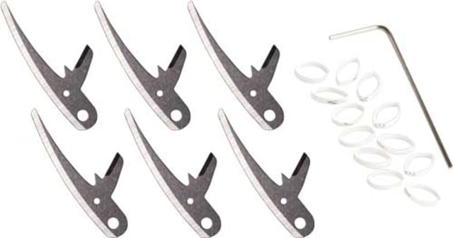 Swhacker Levi Morgan Replacement Blade Kit 125 Grain Curved Cut 6 Pack - Swhacker