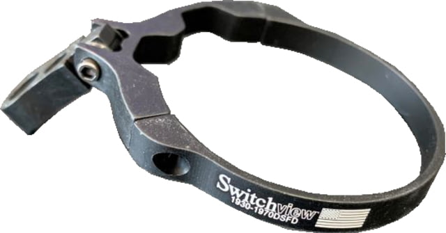 Switchview  Double Screw Folding Switchview Anodized Flat Black   DSFD - Switchview