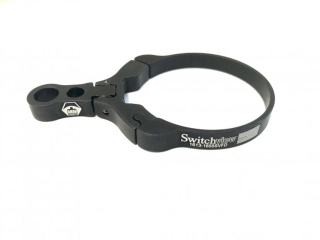 Switchview Folding Switchview Magnification Adjustment Throw Lever Anodized Flat Black - Switchview
