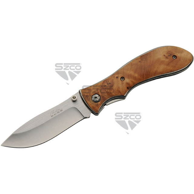SZCO Burl Wood Folding Knife 4 in 1006903