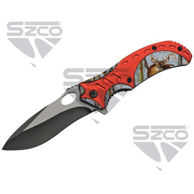 SZCO Deer Liner Lock Knife 4.5 in 1006909