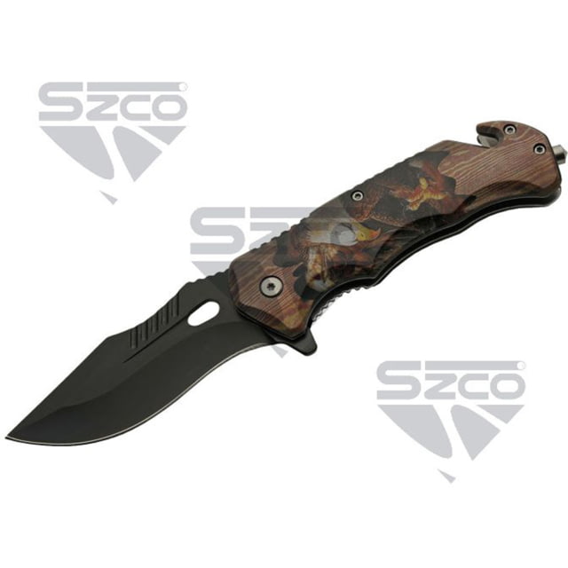 SZCO Eagle Rescue Liner Lock Folding Knife 4.75 in 1006905