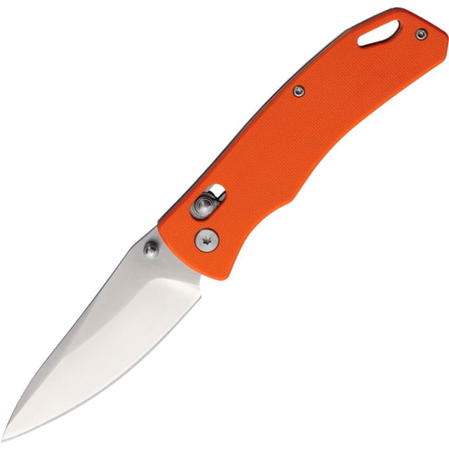 SZCO Rolling Lock Stainless Folding Knife 4.25 in G10 Orange Hanlde 1006385 - Szco