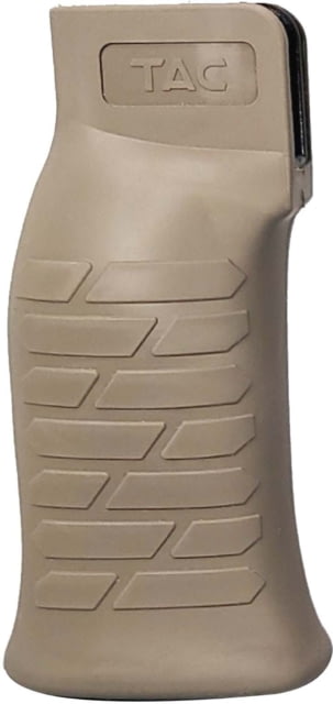 TAC AR Over Molded Zero Angle Pistol Grip Dark Earth Tan - Tac