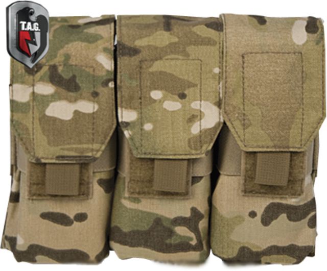 Tactical Assault Gear MOLLE M16 Mag 6 Pouch Multicam - Tactical Assault Gear