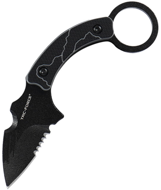 TAC Force Fixed Blade Black/Gray - Tac Force