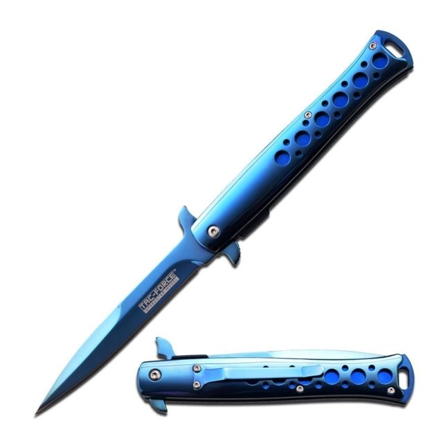 TAC Force Folding Blade 4.2in Stainless Steel Blade Mirror Stainless Steel Handle - Tac Force