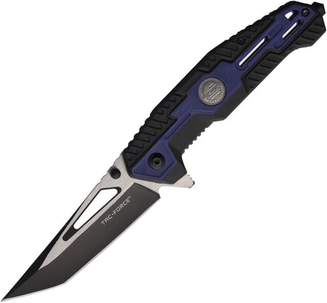 TAC Force Linerlock A/O Black/Blue - Tac Force