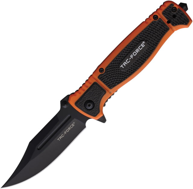 TAC Force Linerlock A/O Black/Org - Tac Force