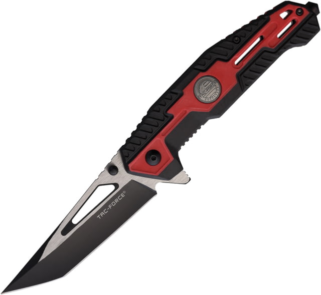 TAC Force Linerlock A/O Black/Red - Tac Force