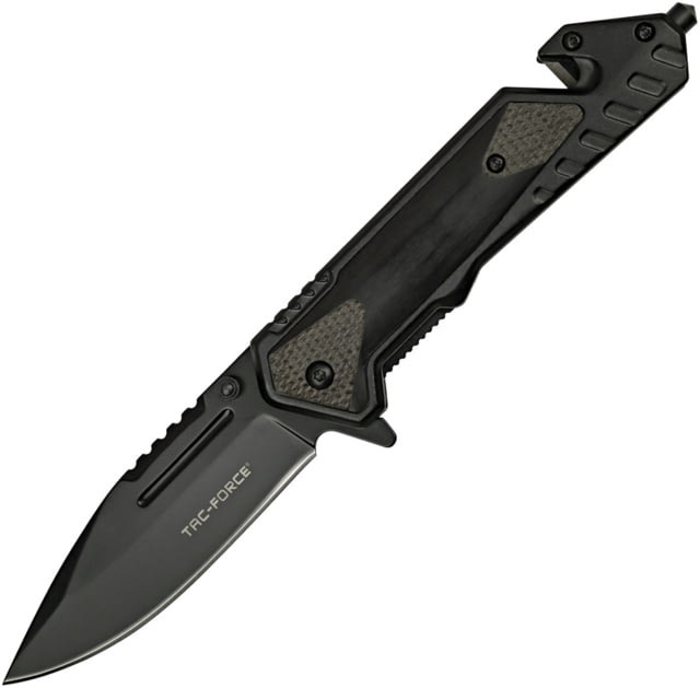 TAC Force Linerlock A/O Black - Tac Force