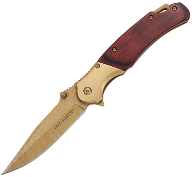 TAC Force Linerlock A/O Gold - Tac Force