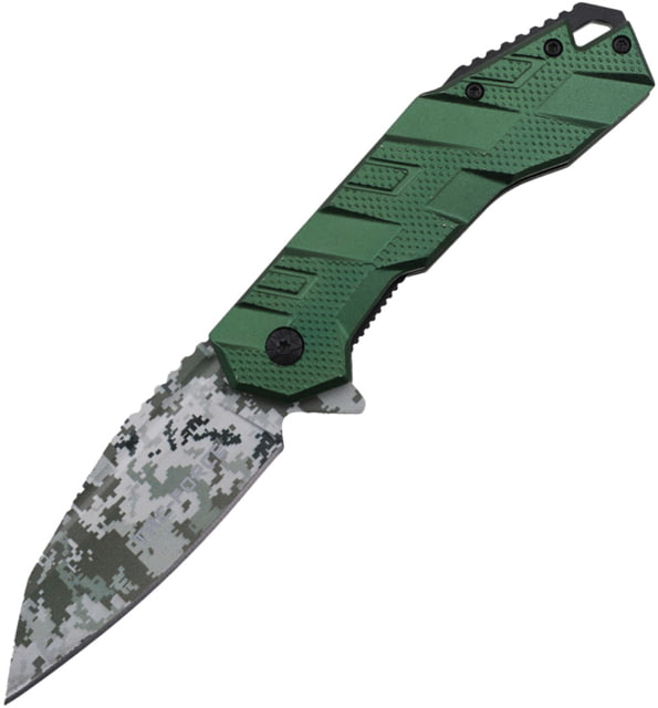 TAC Force Linerlock Digi Camo A/O Green - Tac Force