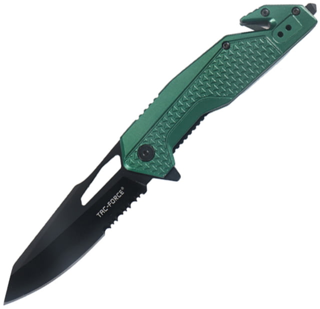 TAC Force Rescue Linerlock A/O Green - Tac Force