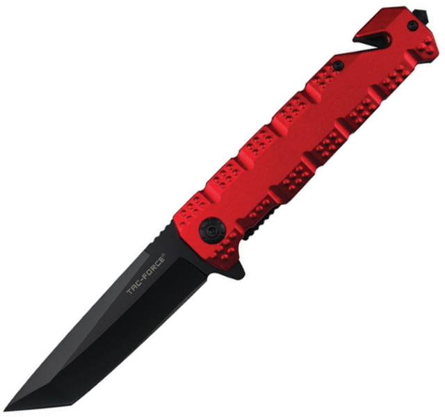 TAC Force Rescue Linerlock A/O Red - Tac Force