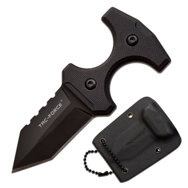 TAC Force Spear Point Fixed Blade Knife 2 in 3Cr13 Stainless Steel Stainless Steel Black - Tac Force