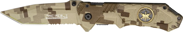 Tac Force Speed Assist Fold Knife 4.50in Digi canvas camo SS A/O PS tanto blade Digi canvas camo Alum. handle - Tac Force