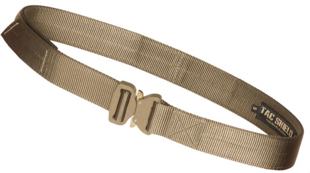Tac Shield 1.75in Reinforced Gun Belt with Cobra Buckle Coyote Small T303 - SMCY - Tac Shield