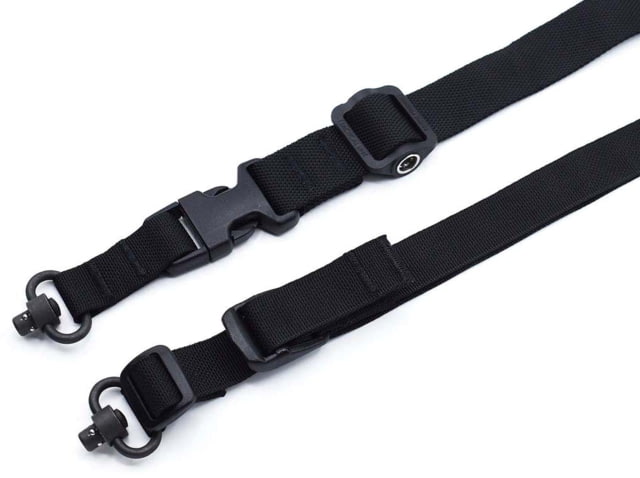 Tac Shield 2n1 Warrior QD Push Button Swivel Gun Sling Black - Tac Shield