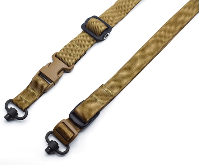 Tac Shield 2n1 Warrior QD Push Button Swivel Gun Sling Coyote - Tac Shield