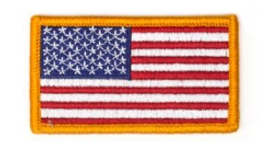 Tac Shield American Flag Patch RWB - Tac Shield