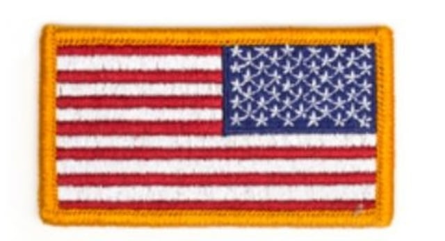 Tac Shield American Flag Patch RWB Reverse - Tac Shield