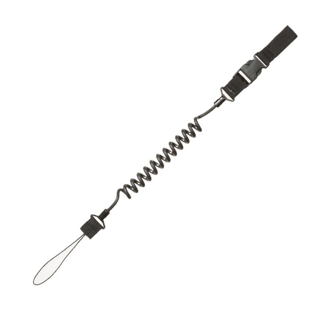 Tac Shield Pistol Lanyard Belt/Vest Black