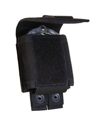 Tac Shield Single Cuff Case Molle Pouch Black - Tac-Shield