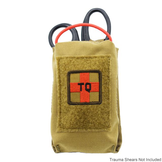 Tac Shield TQ Med Molle Pouch Coyote Single - Tac Shield